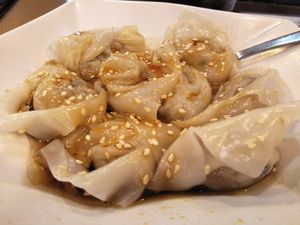 Dumplings at Veggie Family 素食一家 in Kowloon