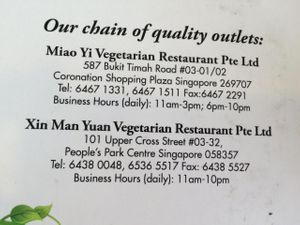 They have a couple of other restaurants under the same ownership you may be familiar with. at Clover 8 in East Singapore