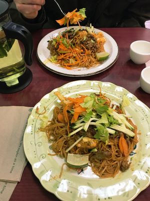 Pad Thai at Hearts Choices Thai Vegan Cafe in Calgary