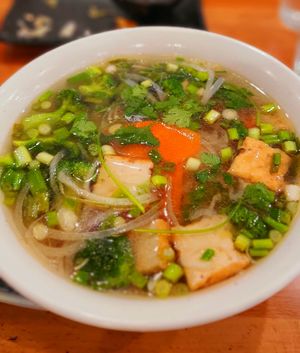 Vegan Pho at Saigon Rendezvous in Olympia