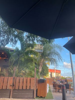 Great vibes.  at Yemanja Woodfired Grill in Oranjestad