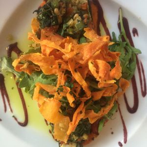 stuffed zucchini  at Yemanja Woodfired Grill in Oranjestad