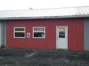 Store front at The Bagel Shop in Homer