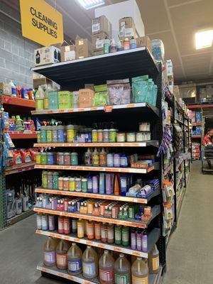 Natural cleaning at Save-U-More in Homer