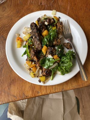 Vegan tempeh scramble. Wish they added potato!   at Blue Heron Bakery in Olympia