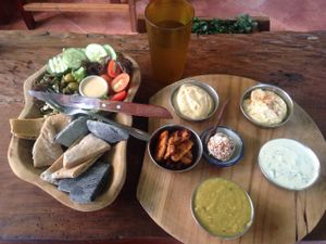 Thali. A must!  at Eat.Co in Koh Phangan