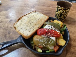 Savory breakfast at Eat.Co in Koh Phangan