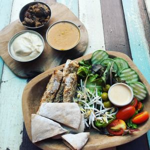 Vegan Thali - so delicious!!  at Eat.Co in Koh Phangan