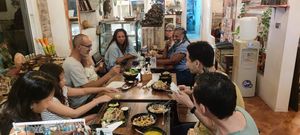 Group dinner at Eat.Co in Koh Phangan