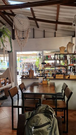 Lovely interior  #Veganuary at Eat.Co in Koh Phangan