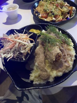 Salchicha con puré de patatas   at Eat.Co in Koh Phangan