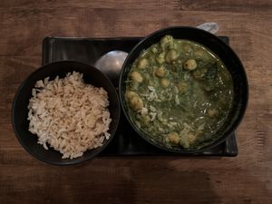 Go green chickpea  at Eat.Co in Koh Phangan