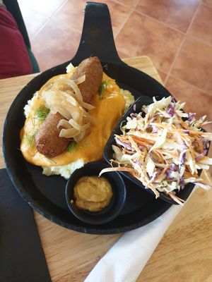 Bangers &mash at Eat.Co in Koh Phangan