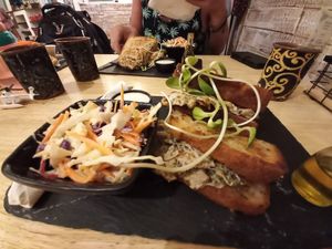 Tuna cheese melt at Eat.Co in Koh Phangan