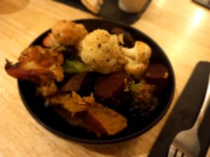 Side of roasted vegetables at Eat.Co in Koh Phangan