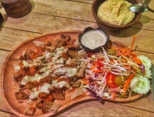 mushroom kebab. soooo good!! at Eat.Co in Koh Phangan