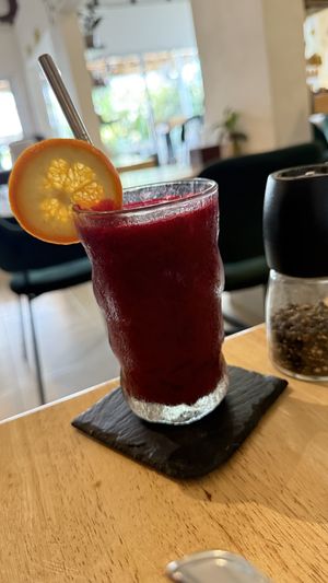 Cold pressed juice   at Eat.Co in Koh Phangan