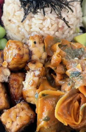 Tempeh is so good  at Eat.Co in Koh Phangan