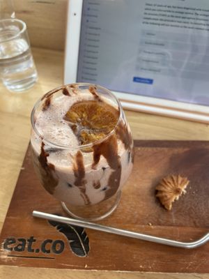 Orange coffee - do not recommend!   at Eat.Co in Koh Phangan