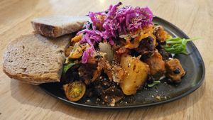 Breakfast hash at Eat.Co in Koh Phangan