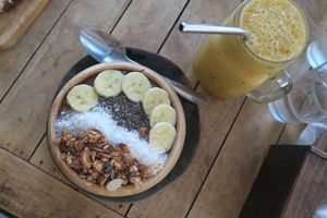 Peanut Smoothie Bowl at Eat.Co in Koh Phangan