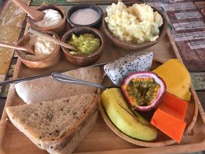 Big breakfast plate at Eat.Co in Koh Phangan