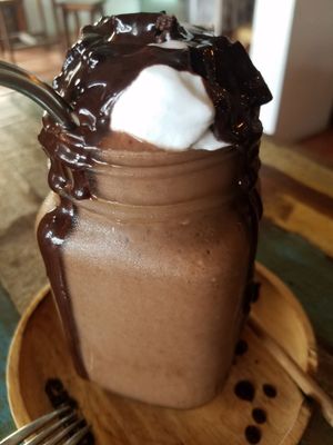 Chocolate shake at Eat.Co in Koh Phangan