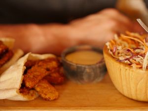 Tempeh pita at Eat.Co in Koh Phangan