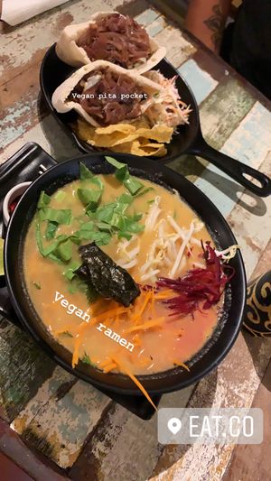 Ramen and Kebab Pita at Eat.Co in Koh Phangan