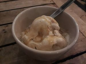 Caramel ice-cream at Eat.Co in Koh Phangan