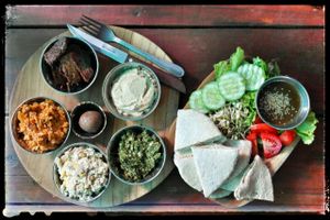 vegan thali at Eat.Co in Koh Phangan