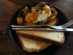 Breakfast potatoes at Eat.Co in Koh Phangan