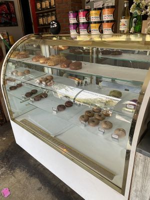 All vegan - this us what was left at 4pm but in morning that us bigger selection  at Coffee Conscious in Berkeley