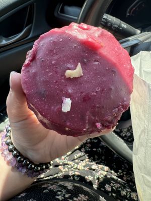 Blueberry donutts  at Coffee Conscious in Berkeley