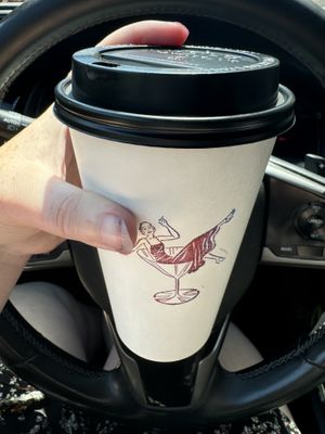 Iced caramel macchiato   at Coffee Conscious in Berkeley