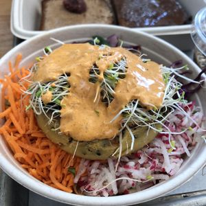 Savory Chickpea Frittata at Seed + Salt in San Francisco