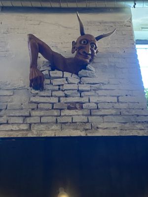 The star of the place  at Belzepub in Prague