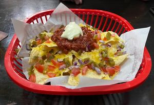 Nachos loaded  at Belzepub in Prague