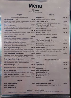 Menu per 30.04.2024 at Belzepub in Prague