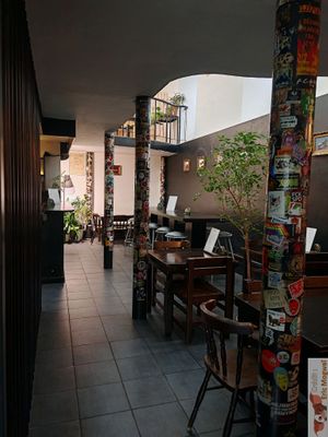 Inside at Belzepub in Prague