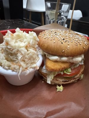 NoChicken burger  at Belzepub in Prague