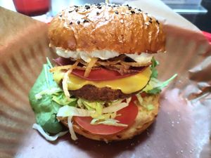 Tyrol burger at Belzepub in Prague