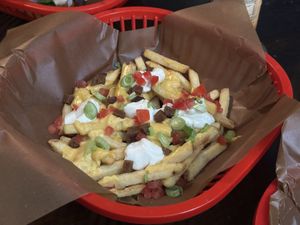 Loaded Fries  at Belzepub in Prague