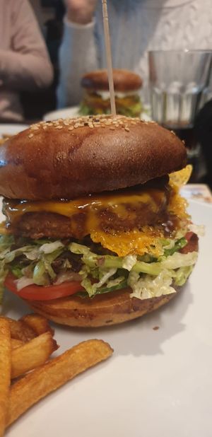 beyond belze burger at Belzepub in Prague