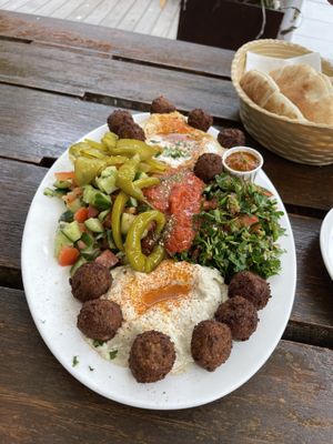   at Yami's Vegetarian Kitchen in Brunswick Heads