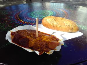 currywurst at Die Vegane Art von Delikart in Jena