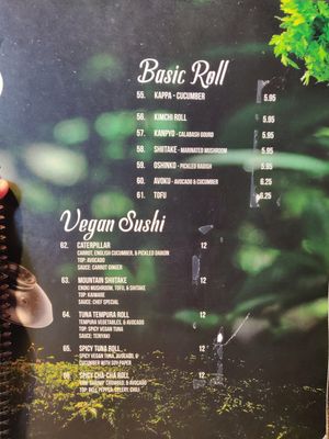 Menu  p 6 at Indochine Vegan in San Francisco