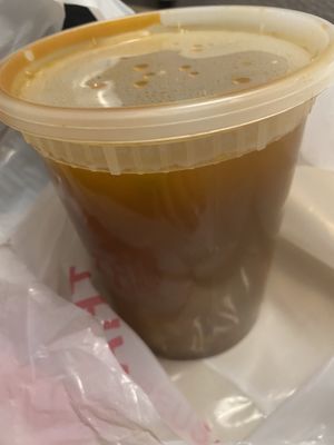 Bun Hue Spicy Noodle Soup. Very yummy broth!  at Indochine Vegan in San Francisco