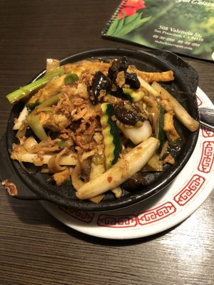 Vietnamese fragrant clay pot  at Indochine Vegan in San Francisco