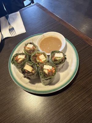 Spring roll   at Indochine Vegan in San Francisco